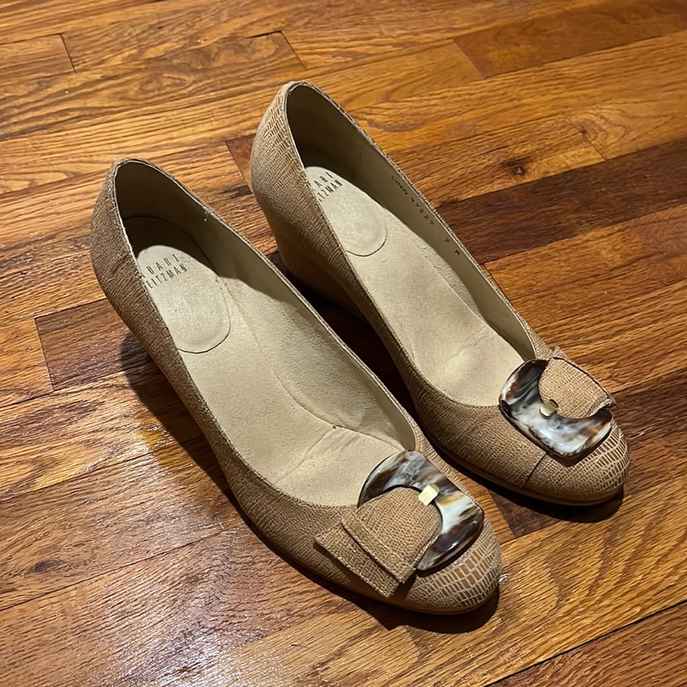 Stuart Weitzman enclosed wedge!
